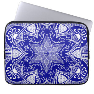 Sapphire Mandala Laptop Sleeve