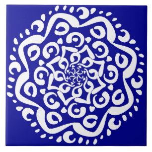 Sapphire Mandala Tile