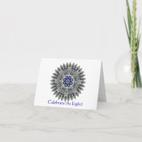 Sapphire Mandala Winter Solstice Party Invitation
