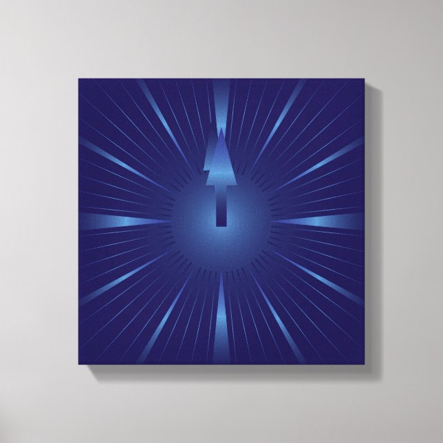 sapphire minute canvas print (Front)