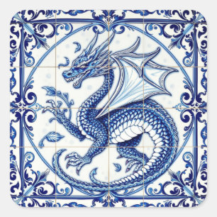 sapphire moon dragon sticker