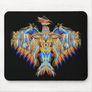 Sapphire Phoenix Mouse Mat