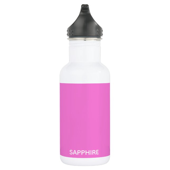 Sapphire pink colour name 532 ml water bottle (Right)