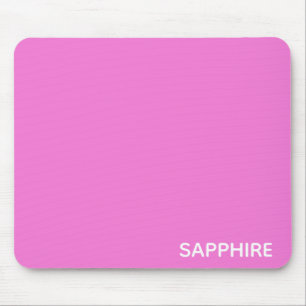 Sapphire pink colour name mouse mat