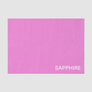Sapphire pink colour name tissue paper