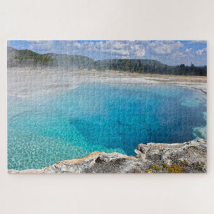 Sapphire Pool, Yellowstone National Park Jigsaw Puzzle