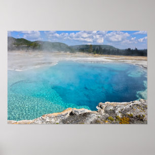 Sapphire Pool, Yellowstone National Park Poster