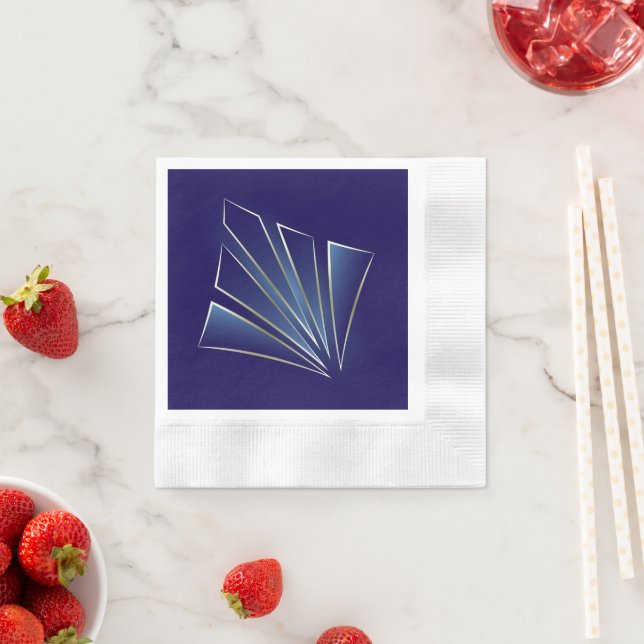 Sapphire Rays Napkin (Insitu)