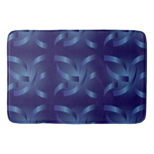 sapphire ribbons bath mat