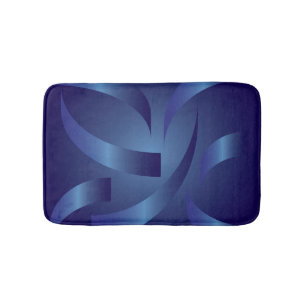 sapphire ribbons bath mat