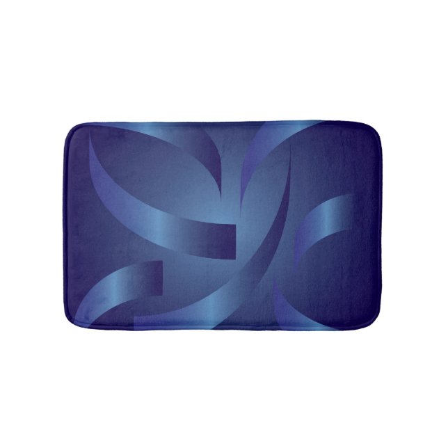 sapphire ribbons bath mat (Front)