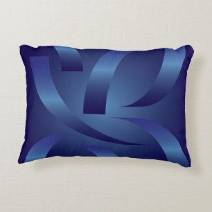 sapphire ribbons decorative cushion