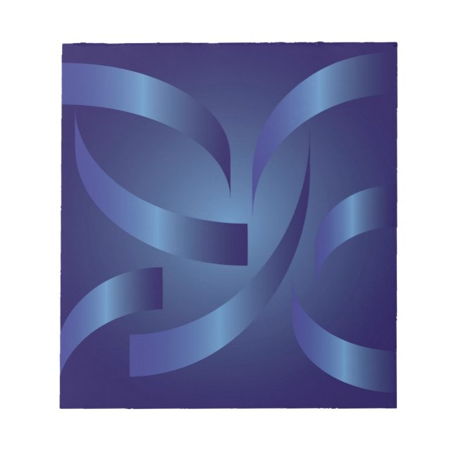 sapphire ribbons notepad (Front)