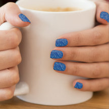 Sapphire Scale Pattern Minx Nail Art Decal