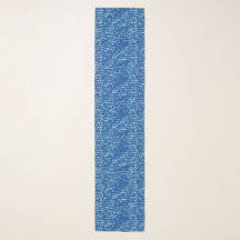 Sapphire Scale Pattern Scarf