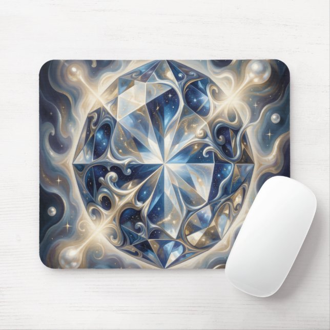 Sapphire – The Stone of Truth and Wisdom´3 Mouse Mat (With Mouse)