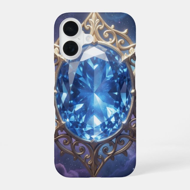 Sapphire – The Stone of Truth and Wisdom´5 iPhone 16 Case (Back)