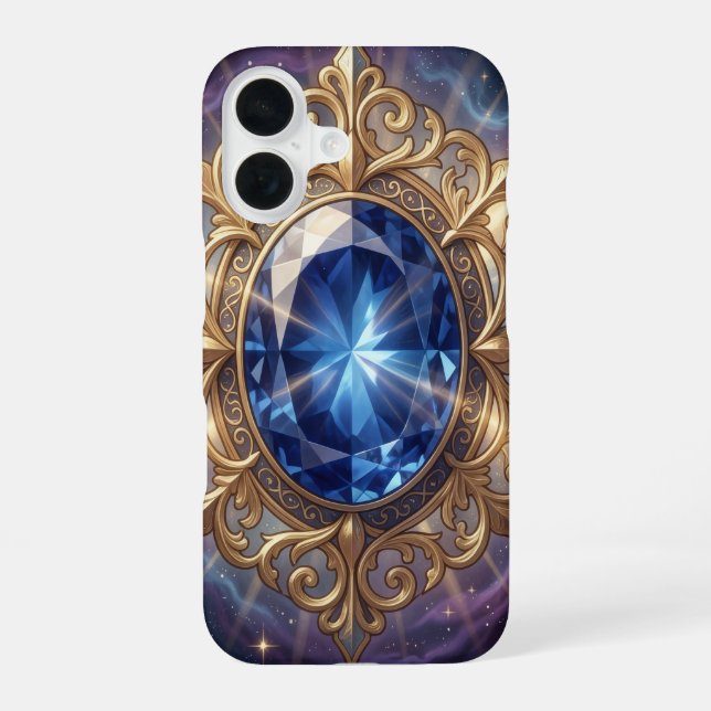 Sapphire – The Stone of Truth and Wisdom´6 iPhone 16 Case (Back)