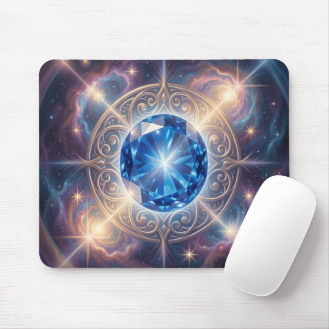 Sapphire – The Stone of Truth and Wisdom´6 Mouse Mat (With Mouse)