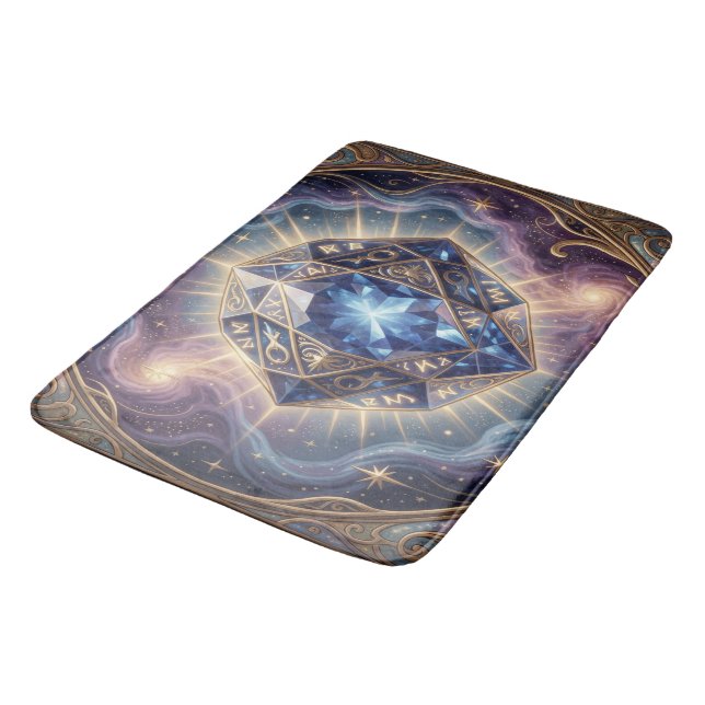 Sapphire – The Stone of Truth and Wisdom´7 Bath Mat (Angled)