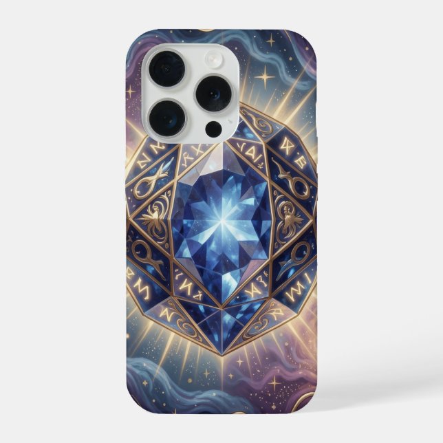 Sapphire – The Stone of Truth and Wisdom´7 iPhone Case (Back)