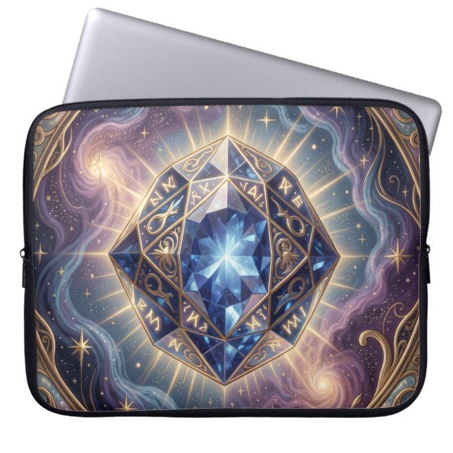 Sapphire – The Stone of Truth and Wisdom´7 Laptop Sleeve (Front)