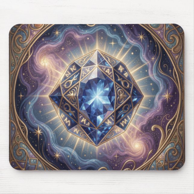 Sapphire – The Stone of Truth and Wisdom´7 Mouse Mat (Front)