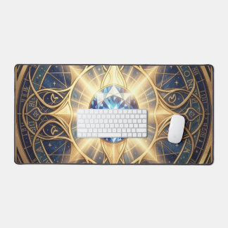 Sapphire - The Stone of Truth and Wisdom Desk Mat