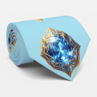 Sapphire - The Stone of Truth and Wisdom Tie