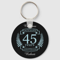 Sapphire Traditional 45th wedding anniversary