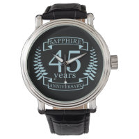 Sapphire Traditional 45th wedding anniversary