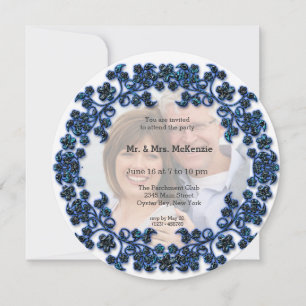 Sapphire Wedding Anniversary Invitation