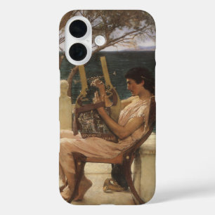 Sappho and Alcaeus by Sir Lawrence Alma Tadema iPhone 16 Case
