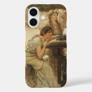 Sappho and Alcaeus by Sir Lawrence Alma Tadema iPhone 16 Case