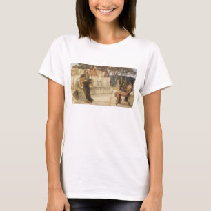 Sappho and Alcaeus by Sir Lawrence Alma Tadema T-Shirt