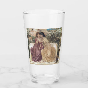 Sappho and Erinna in a Greek Garden (Lesbian Love) Glass