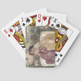 Sappho and Erinna in a Greek Garden (Lesbian Love) Playing Cards