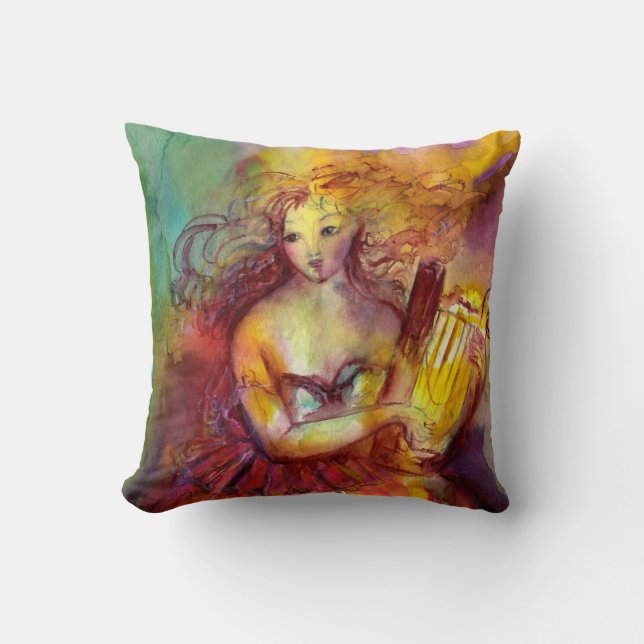 SAPPHO ,DANCE, MUSIC AND POETRY CUSHION (Front)