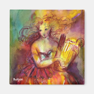 SAPPHO ,DANCE, MUSIC AND POETRY MAGNET