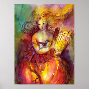 SAPPHO,DANCE MUSIC AND POETRY POSTER