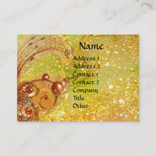 SAPPHO DANCE,MUSIC, POETRY Magic Butterfly Plant Business Card