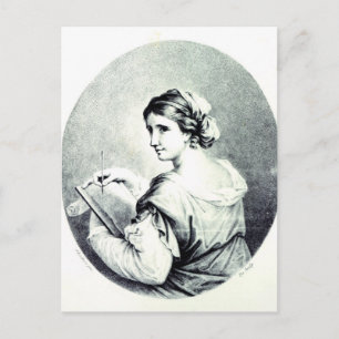 Sappho, engraved by Pye, 1774 Postcard
