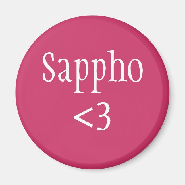 Sappho love magnet (Front)