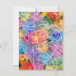 Sapporo Japan City Map Postcard
