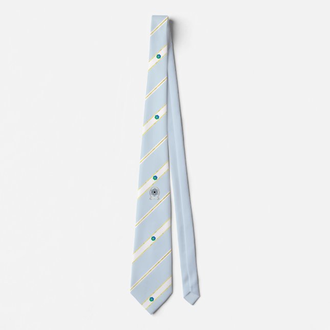 Sapporo stripes flag tie (Front)