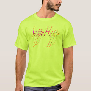 Sappy Happy Fun Novelty Mens T-Shirt