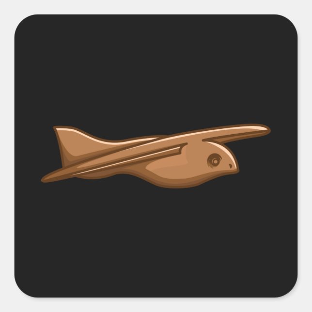 SAQQARA BIRD Ancient Alien Theorist Egypt Artefact Square Sticker (Front)