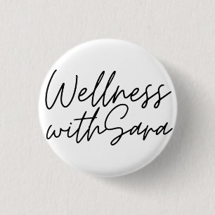 Sara 3 Cm Round Badge