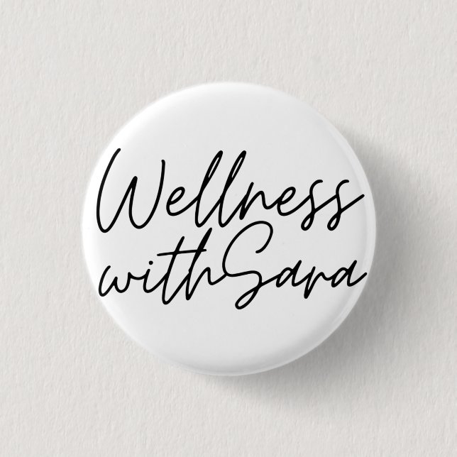 Sara 3 Cm Round Badge (Front)