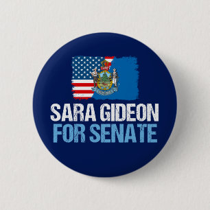 Sara Gideon for Senate 6 Cm Round Badge